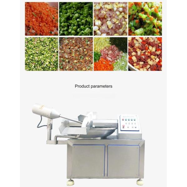 20r/min Rotating Speed Meat Bowl Cutter Mixer for Vegetable and Meat Processing