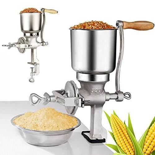 Hand Operated Cast Iron Grain Mill Coffee Corn Grinder Machine For Household Or Business