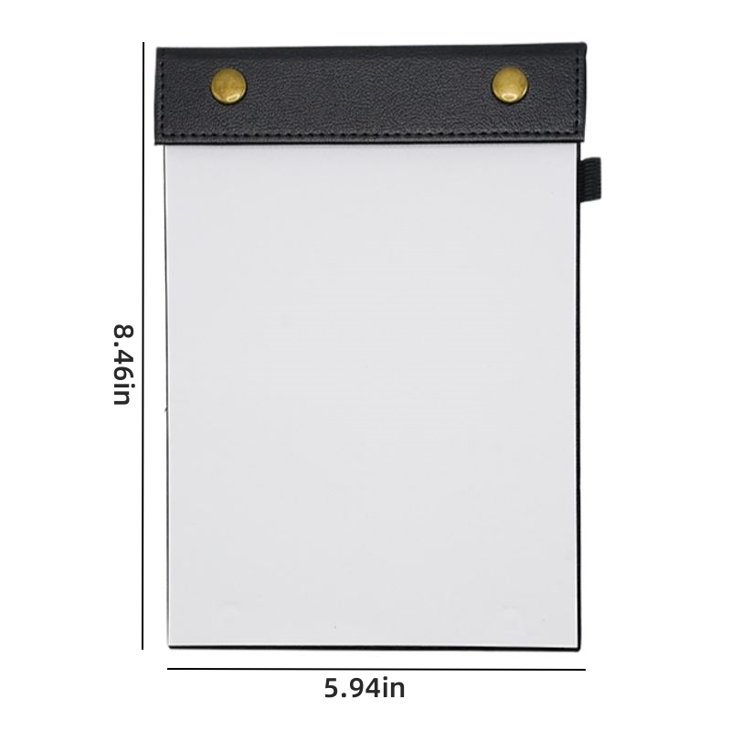 Custom Leather Notebook Daily Planner Refillable Tear Off Pages Printing Journal