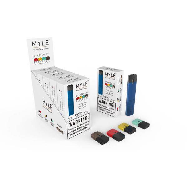 High quality Factory oem 0.9 ML Empty Ceramic Cotton Coil Myle pods for Myle Vape device  Myle Pods For Myle device
