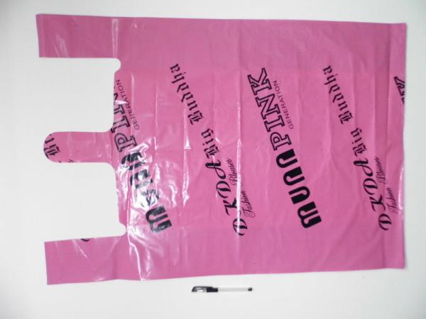 Recycled LDPE Custom Printed Shopping Bags For Garment Underwear