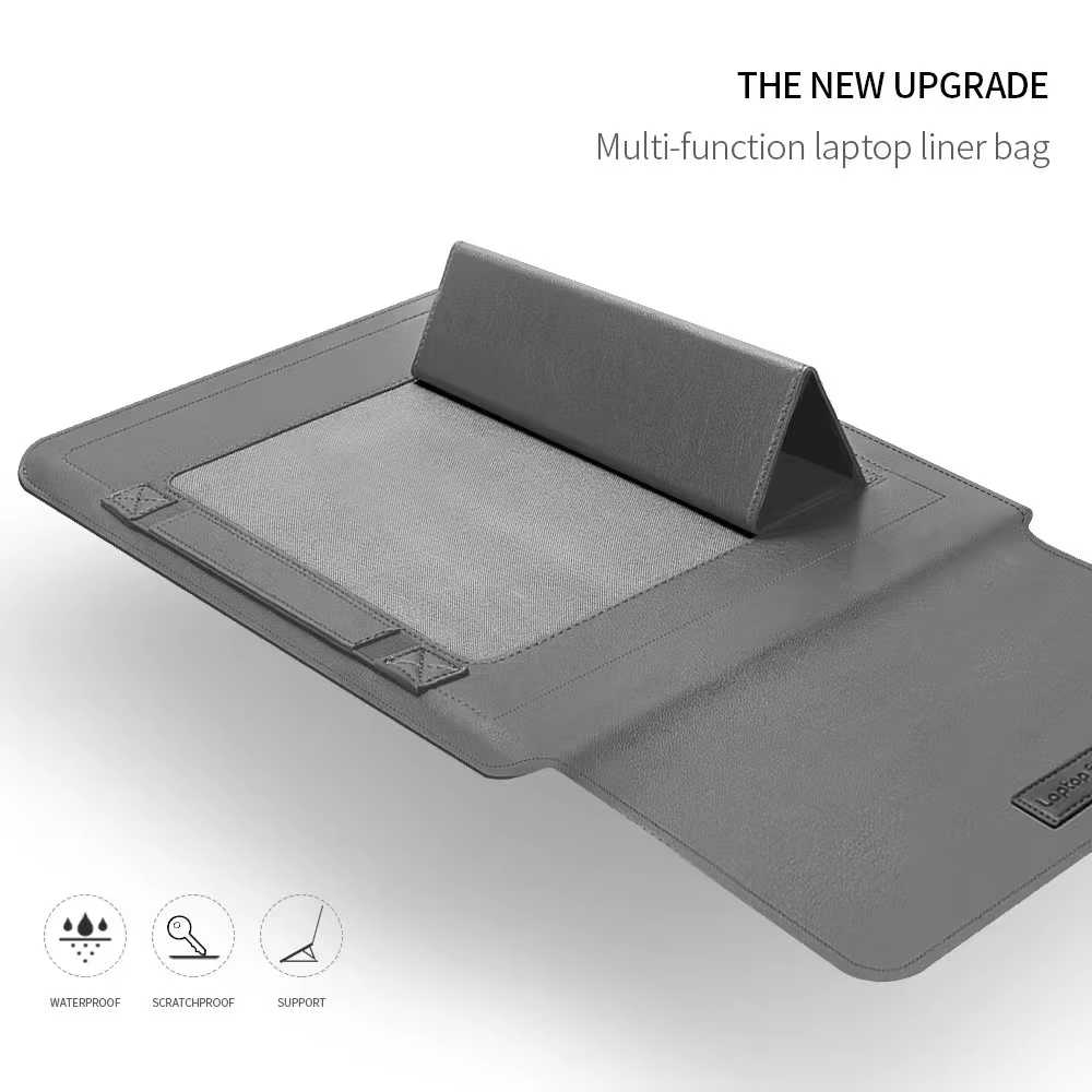 For 13 Inch Waterproof Convertible Laptop Sleeve Bag Customized Stand Mousepad Tablet Notebook Computer Pocket Case Dnb71