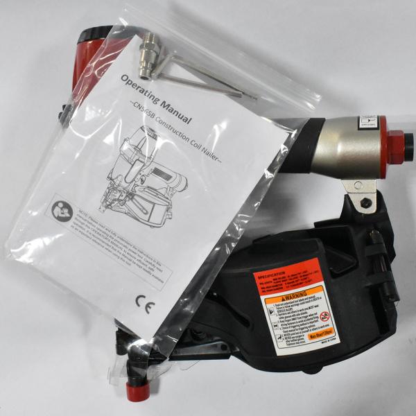Adjustable Shot Depth 15 Degree Plastic Coil Nails , Wire Coil Nailer CN565B Durable