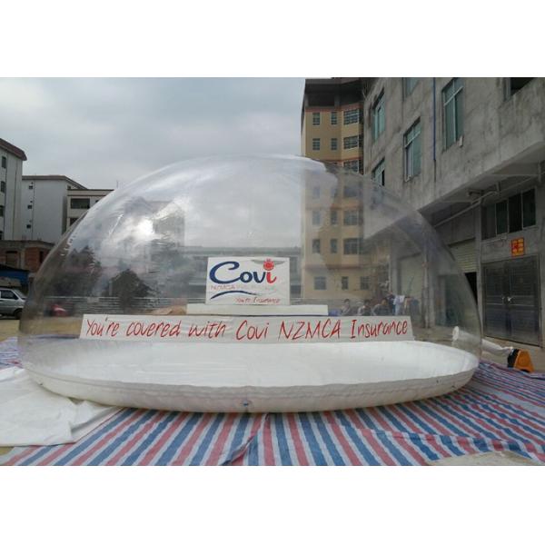 Custom Logo Printed 8m Dia Inflatable Transparent Bubble Tent For Advertising