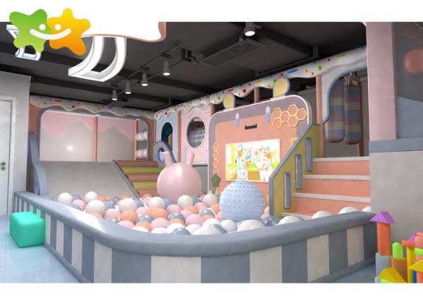 Amusement Park Kids Playhouse Indoor Playground Equipment With Slide Toys