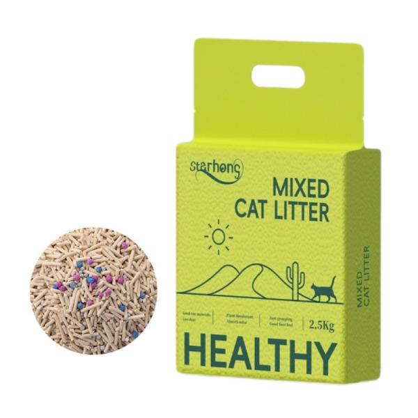 Long-Lasting Freshness Dust Free High Absorption Mixed Cat Litter Multi Fragrance