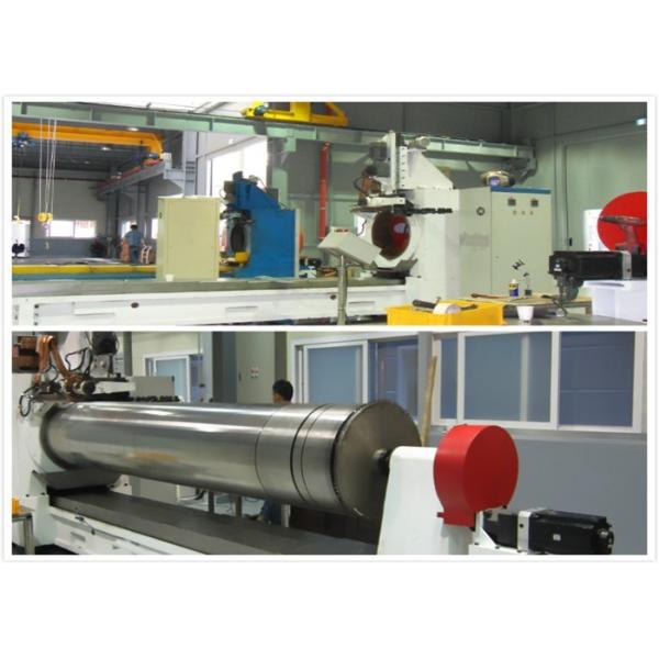 Servo Motor Drive Stainless Steel Wire Screen Welding Machine 600MM Dia