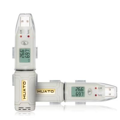 Registador da temperatura do Usb da precisão alta, registador de dados impermeável da temperatura