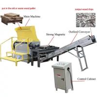 Petit broyeur de palettes de bois / machine à broyer des ongles de palette de bois utilisée pour les palettes et les déchiqueteuses de bois pour l'enlèvement des ongles
