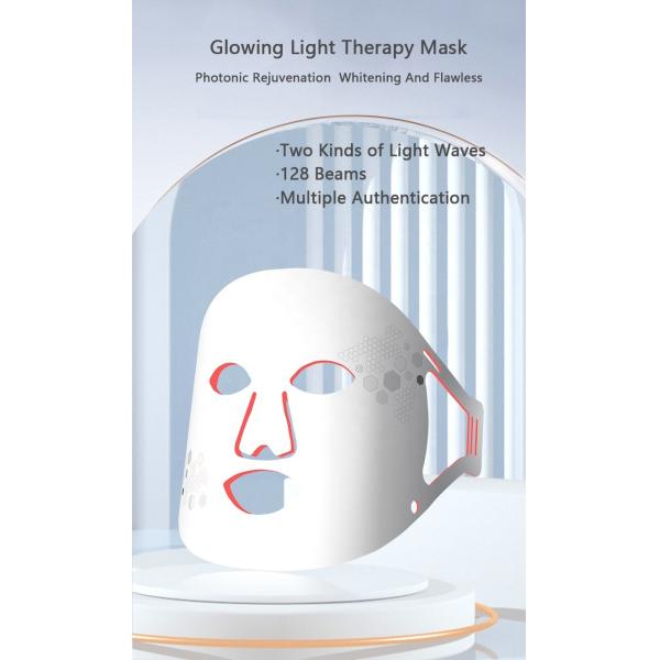 Portable Beauty Equipment LED Light Therapy Face Mask for Whitening and Acne Treatment