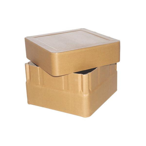 Versatile 6 Gallon Square Fibre Drum Secure Fibre Storage Drums For Chemical Powders