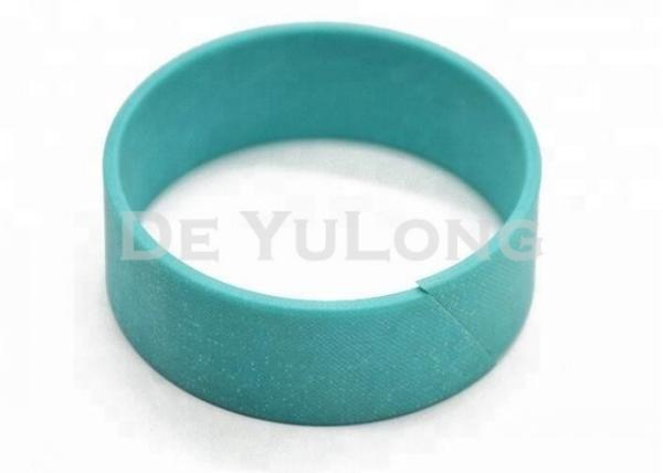 Turquoise WR Hydraulic Cylinder Excavator Accessories PTFE Guide Strip Standard Size