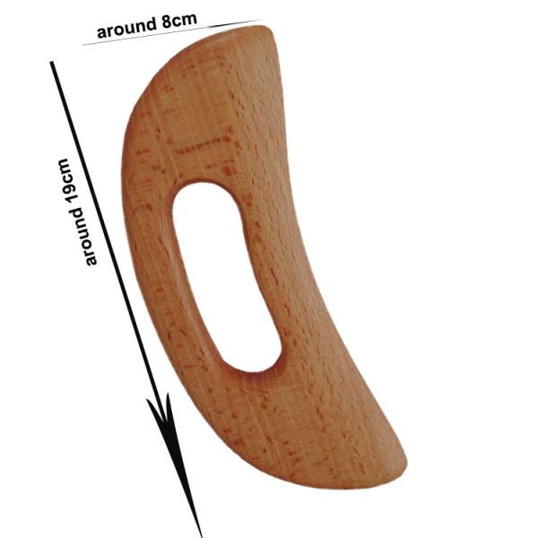 Wood Gua Sha Massage Tool for Lymphatic Drainage and Handy Scraping Shelf Life 1 Year