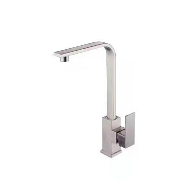 Dual Functioning SUS304 Stainless Steel Faucet Leak Free Brushed Steel Tap