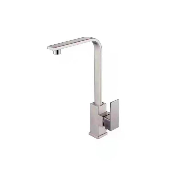 Двойной действуя кран утечки Faucet нержавеющей стали SUS304 свободный почищенный щеткой стальной
