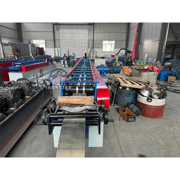 Guide rail roll forming machine machine in Brazil slide rail forming machine | shutter door track machine