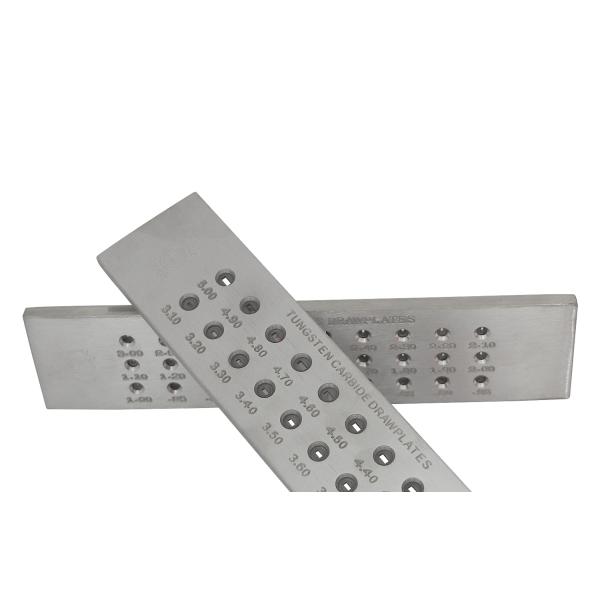 Плита притяжки карбида вольфрама инструментов аксессуаров ювелирных изделий стального сплава прямоугольная