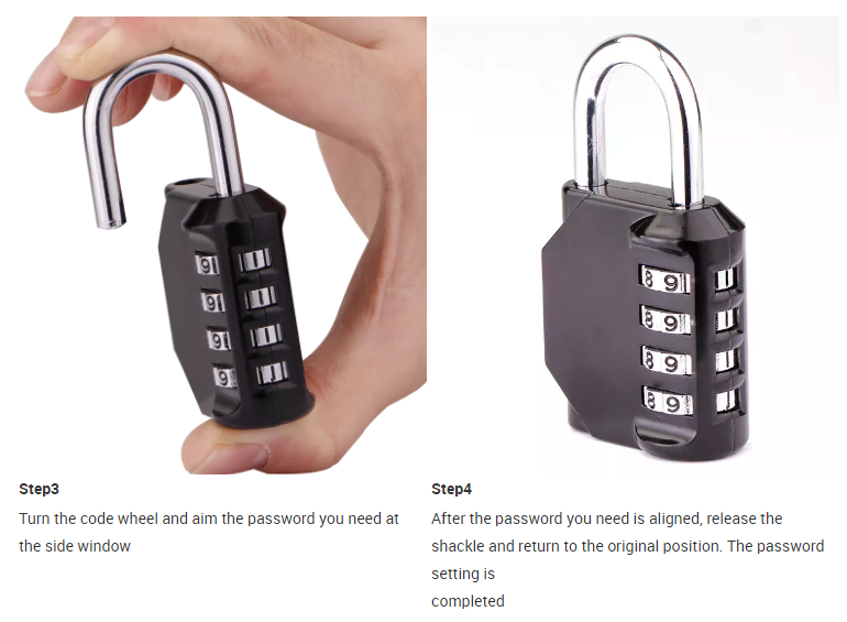 ZR Locks Manufacturer RARLUX HB22 4-Digit Code Zinc Alloy Industrial Safety Lockout Keyless Antitheft Password Combination
