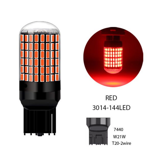 High Brightness 1157 LED Brake Light Bulb Multi Color Output For Enhanced Visibility