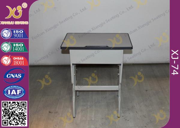 Pre - Assembled Metal Kids School Desk And Chair Set With Electrostatic Powder Coating