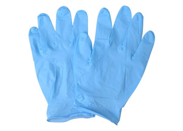 OEM Nitrile Medical Examination Gloves / Nitrile Surgical Gloves Anti - Dust