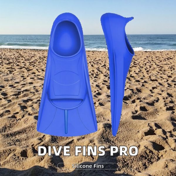 Professional Silicone Swimming Fins Customized Logo Deep Sea Diving Training Equipment for Free Snorkeling & Dive