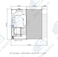 Casitas pequeñas listas para el envío Casa prefabricada de 3 dormitorios Villas de lujo Casa de contenedores modulares prefabricadas Chipre