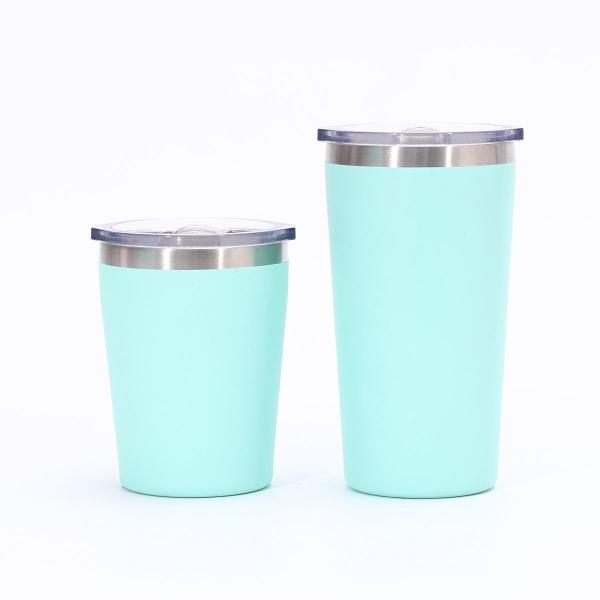 8oz/12oz Double Wall Stainless Steel Thermal Travel Mug Eco Friendly Insulated Vacuum Flask Spill Proof With Laser / 3D / Silk-Screen Logo