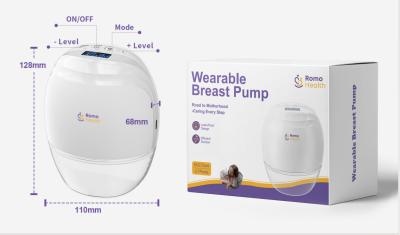 Silent Electric Wireless Breast Pump wearable Handsfree 3 modos 8 níveis OEM