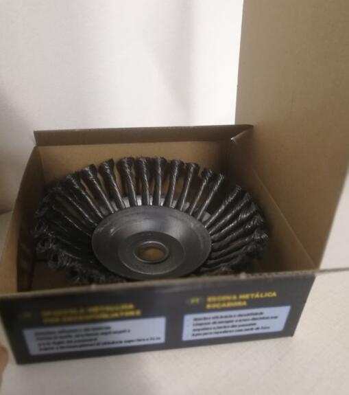 Professional Knotted 200mm sweeper Weed brush for grass trimmer