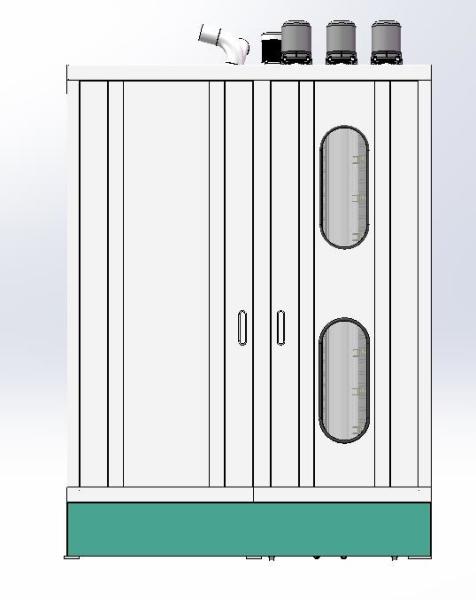 Custom Made Vertical Glass Washing Machine With Soft Brushes Stainless Steel