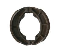 Pièces de rechange de motocyclette de résines d'amiante de sabots de frein de tambour de fer