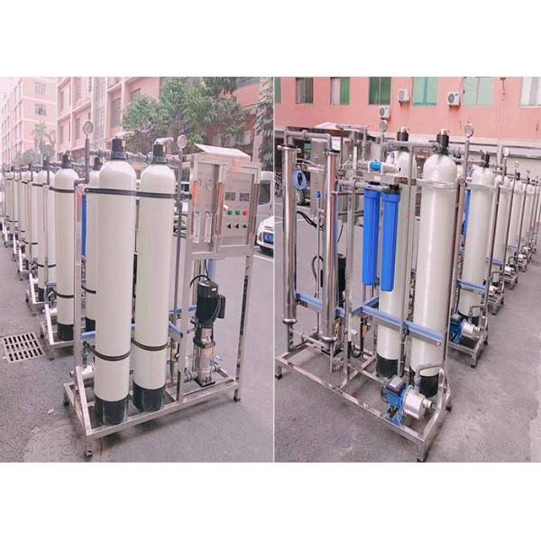 20ft Containerized RO Water Treatment System / Fiber Glass Purification Water Plant