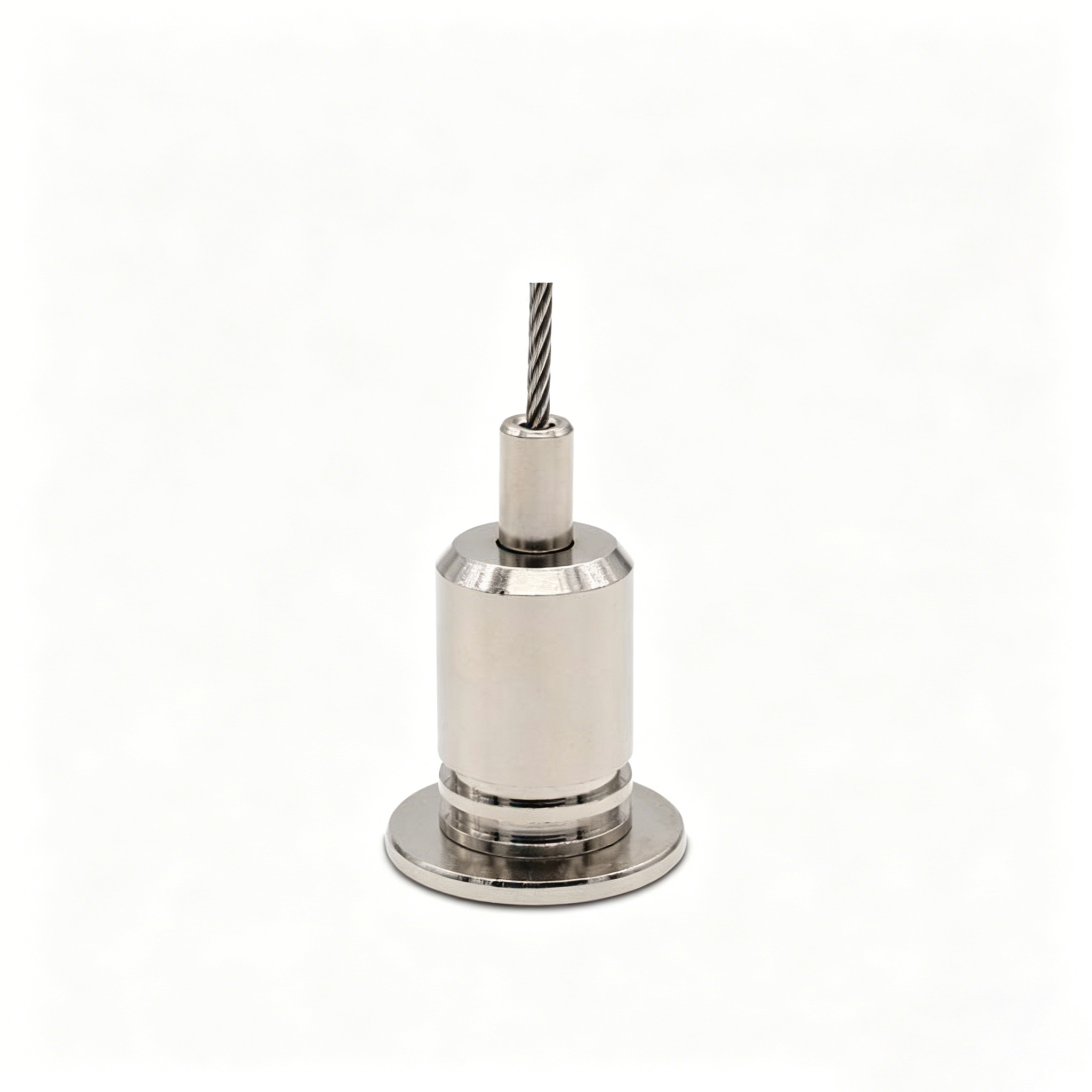 Lighting Suspension System Wire Rope Connector Durable Ceiling Hanging Clip Brass Adjuster Custom Industrial Hardware Fitting For Commercial Lamp Installation