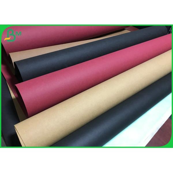 Strong 0.55mm nature brown Washable Kraft Reciclable Paper Roll For Making Backpack