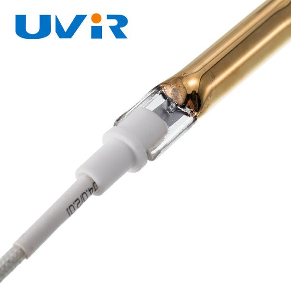 Gold Coated 3D Infrared Heater Quartz Tube 45-480V 150-6000W