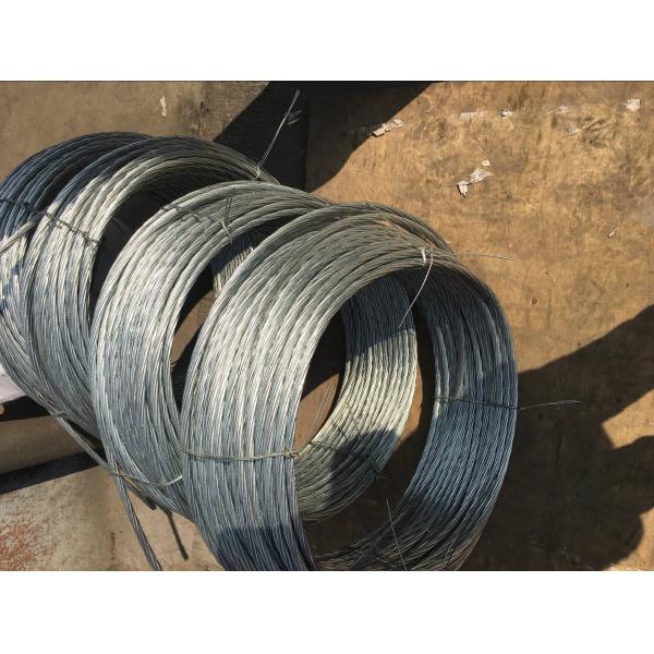 7x3.25mm 7x4.0mm Galvanized Stay Wire , Steel Guy Cable Wire As Per BS 183