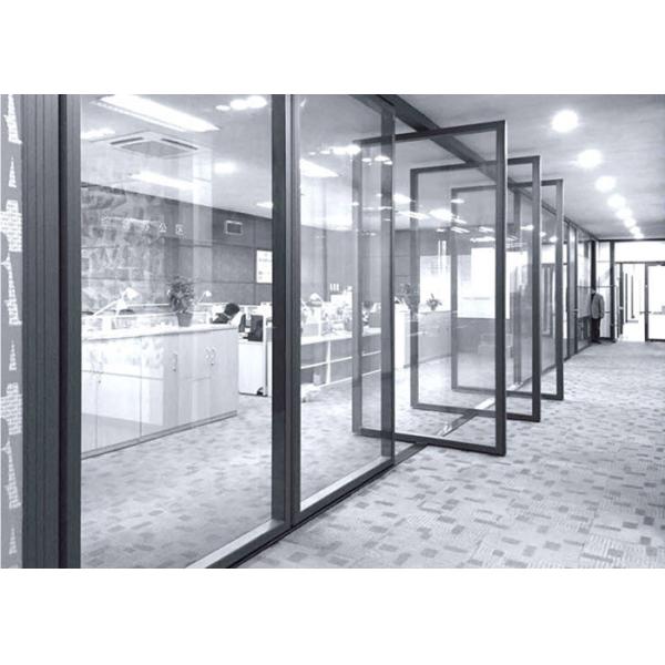 Dimming Glass Pivot Door Glass Partition Wall High-end Conference Door Controlled Clear