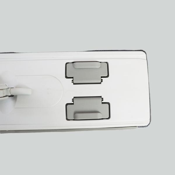 1.36M Microfiber Flat Mop With Steel Pole Household Cleaning Tool Hand Free