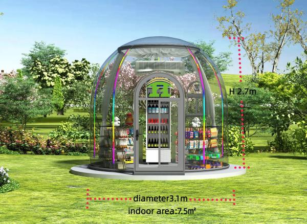 New Design Hotel Polycarbonate Dome Tent Modular Transparent Bubble Dome House For Resort
