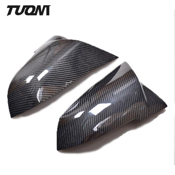 OEM Rear View Mirror Covers 100% Real Carbon Fiber Replacement For BMW Side Cap