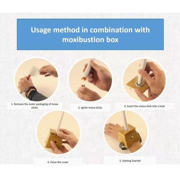 1.8cm Diameter Moxa Stick Bundle for Moxibustion Therapy GB15979-2002 Safety Standard