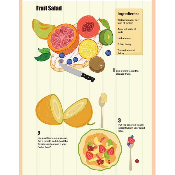 Cooking Coloring 2 in 1 Water Drawing Book Toddlers Education Toys