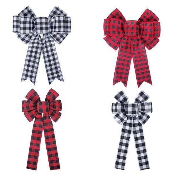 Christmas Tree Top Occasion Spring Summer Wreath Bow Jumbo Burlap Decoration Ribbon Bows