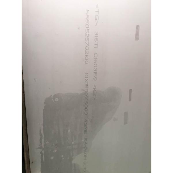316Ti Stainless Steel Plate ASTM A 240 1219 Mm Width Cold Rolled / Hot Rolled