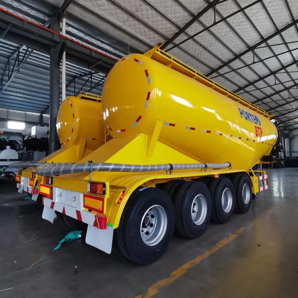 1310mm Wheel Base Versatile Powder Bulk Cement Truck Trailer for International Supply