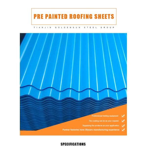 Hot Dipped Galvanised Steel Corrugated Roofing Sheet Corrugated Steel Roof Panel