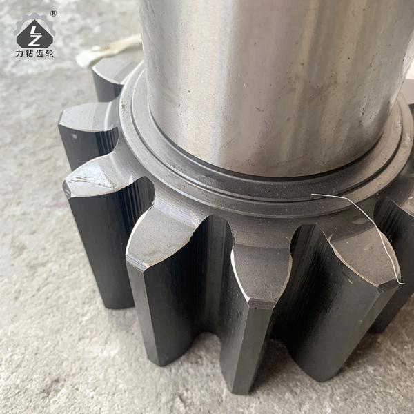 Rotary Swing Pinion Shaft LG225 14 Teeth 34 Keys Excavator Swing Gearbox