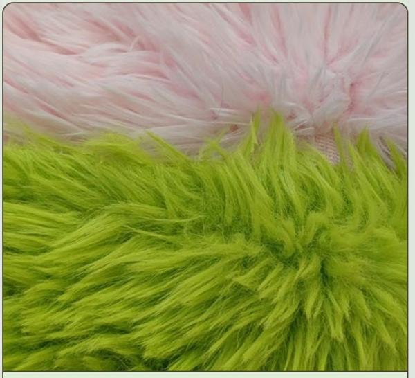 Recycled 100% Polyester Cheap Long Hair Fur Fabric 30mm Plush Faux Toka Fur Fabric Clothing Women's Clothing Bag Men's Shoes