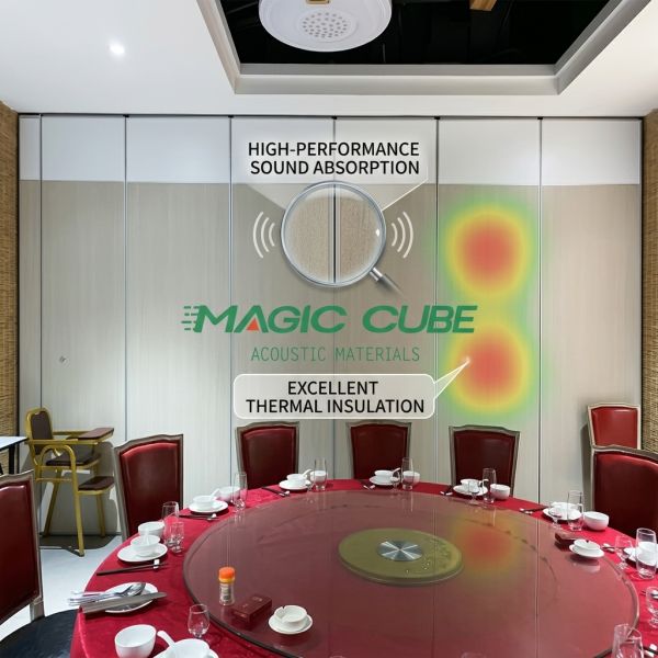 100% Polyester Fiber Acoustic Panel 1200x600mm 12mm 4000gsm Sound Absorbing Wall Board for Hospital Interior Decoration